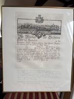 Gravure pour le 700eme anniversaire de la ville de Porrentru