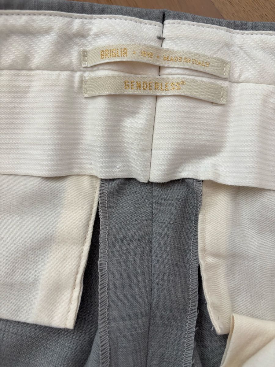 Pantaloni: Briglia Hose, unisex, hellgrau, 42 – Nuovo (secondo la descrizione) da Luzern venduto da Magda1914 5