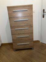 MODERNE HOHE KOMMODE  TOP ZUSTAND 