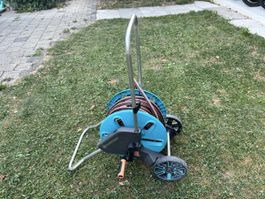 Schlauchwagen Gardena mit Schlauch