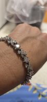 Schmuck Armband Zirkonia silberfarben neu