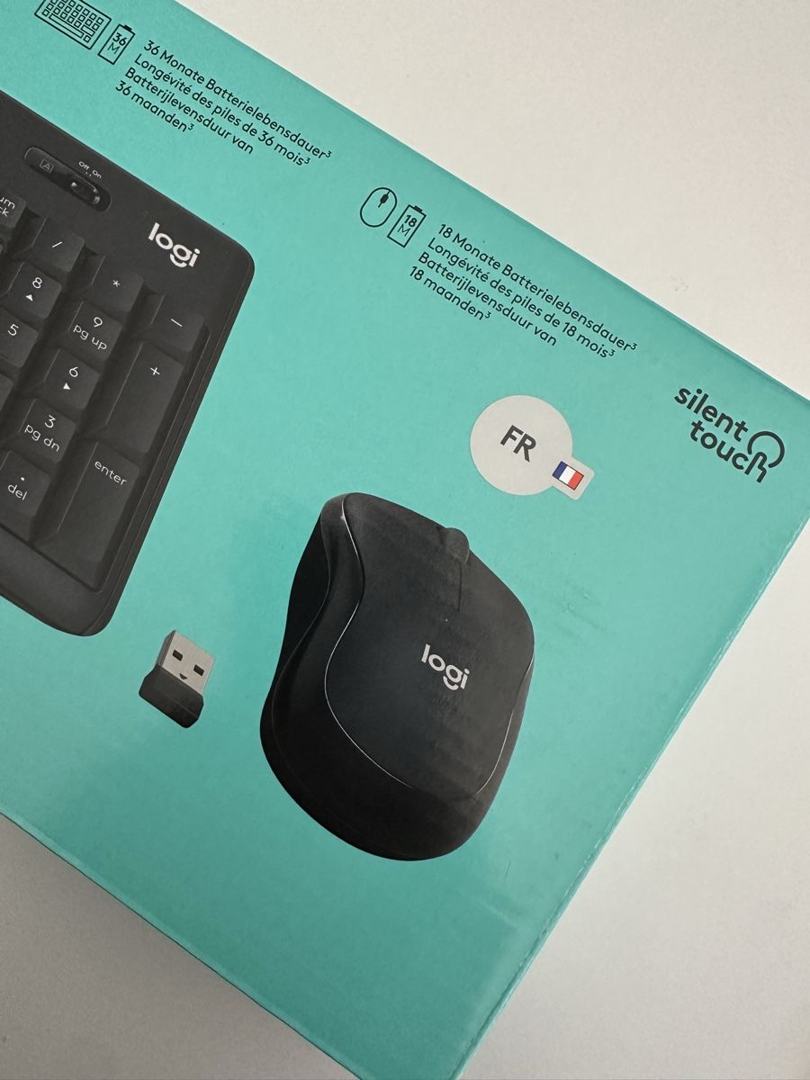 Logitech Tastiere: Logitech MK295: Kabelloses Tastatur-Maus-Set - FR version – Nuovo e nell'imballaggio originale da Muttenz venduto da Tschulietta_105 3