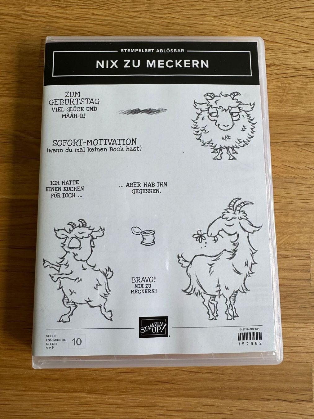 Stampin' up! Timbri: Stempelset "Nix zu meckern" von Stampin Up – Usato da Neukirch (Egnach) venduto da muolen