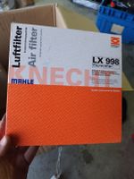 Luftfilter Mahle LX 998 VW Golf 4, Polo, Audi A3 8P neu