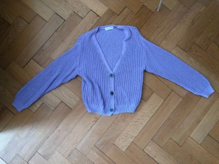 violetter Cardigan von Jan' n June