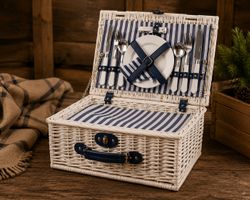 Exklusiver Picknickkorb – stilvoll geniessen