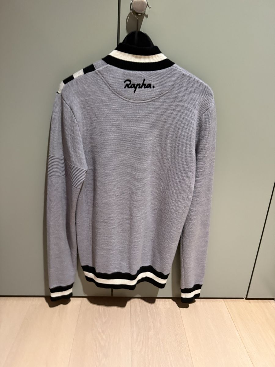 Rapha Maglioni & Felpe: Rapha Strickjacke Bianco e Nero grau schwarz Grösse 3 – Usato da Affoltern am Albis venduto da Biohazard666 1