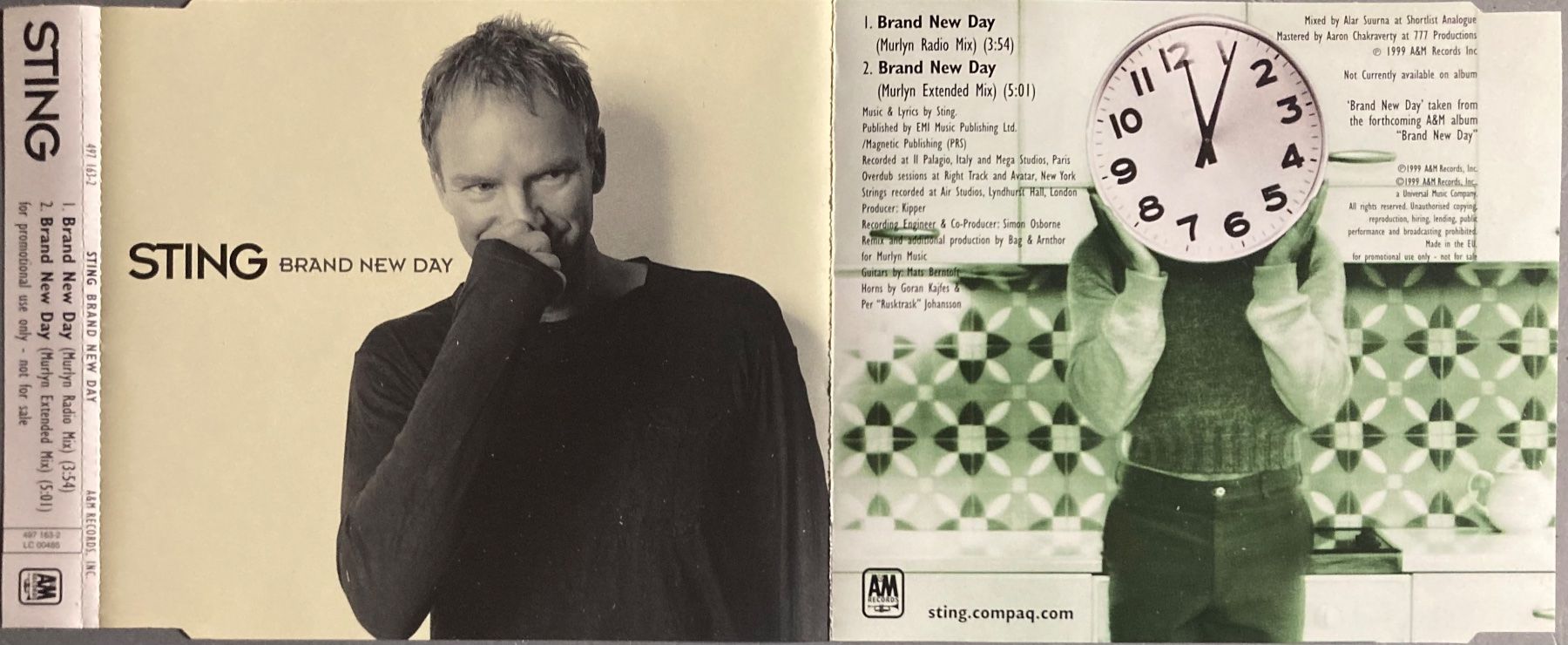 CD: STING - BRAND NEW DAY – Usato da Poliez-Pittet venduto da Newtown-Records 1