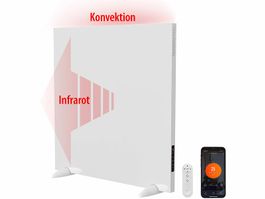 Infrarotheizung 550W mit Fernbedienung & App Steuerung WiFi