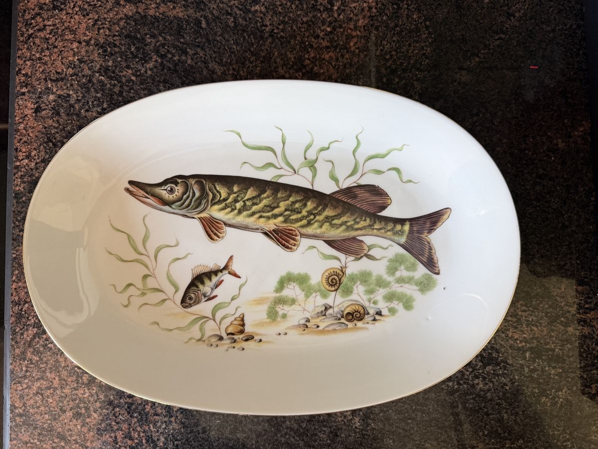 Set di piatti: Bavaria Teller Set 7-teilig Fisch – Usato da Tagelswangen venduto da Snowglimmer 1