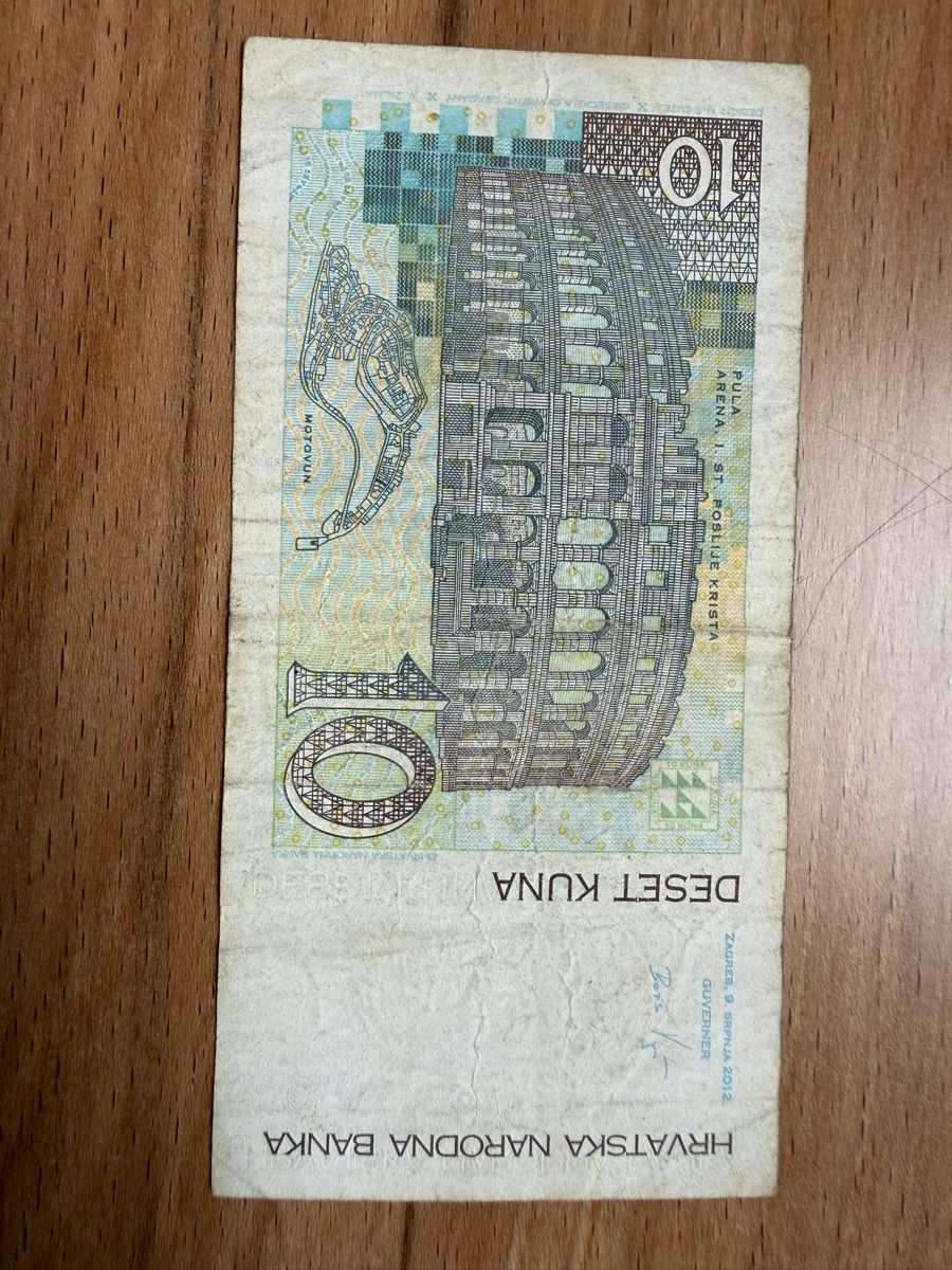 Banconote: Kroatische Banknote – Usato da Grenchen venduto da Bastet007 1