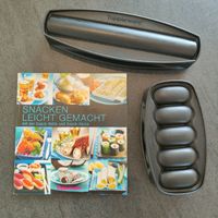 Tupperware Snacks und Sushi Rolle mit Rezeptheft