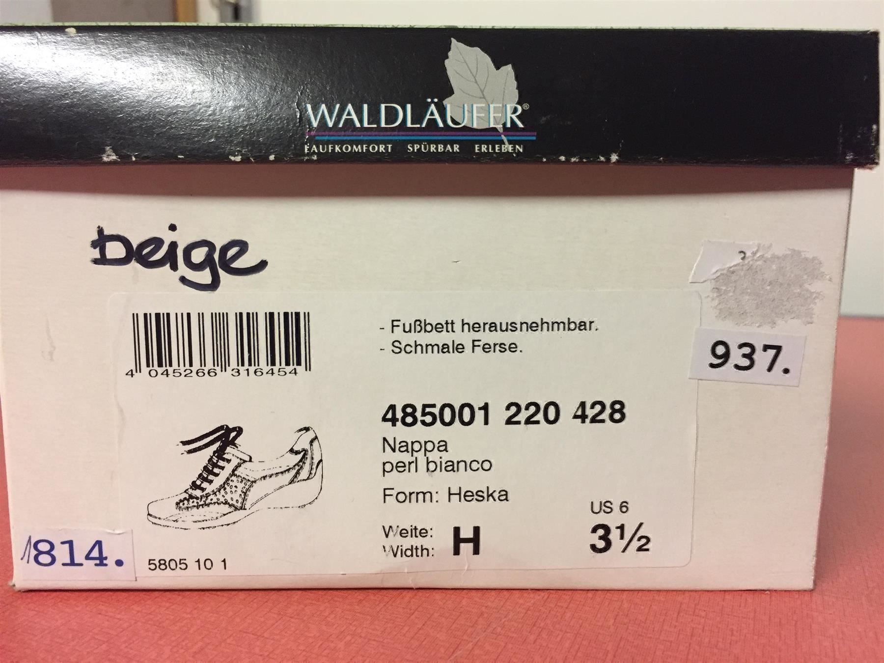 Scarpe da donna: Neuwertige Damenschuhe Waldläufer Gr.36. – Nuovo e nell'imballaggio originale da Lanzenhäusern venduto da vic63 6
