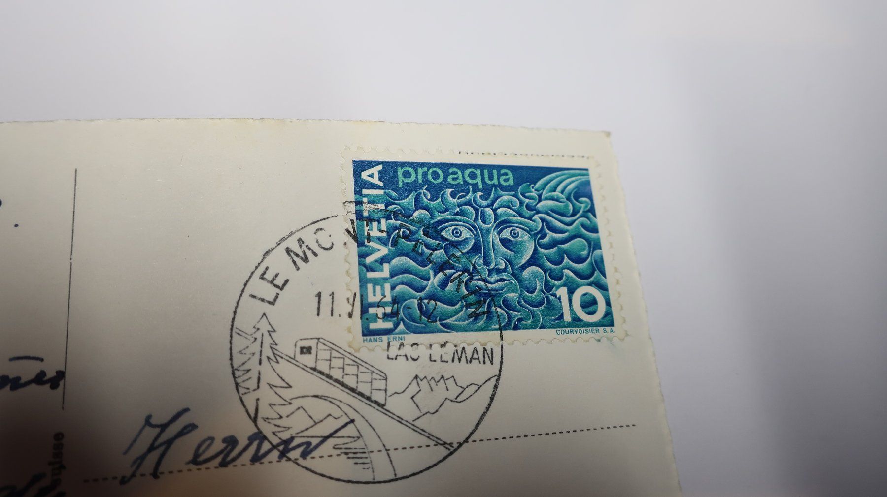 Ansichtskarten: Vevey  1964 – Gebraucht aus Cormoret von Pascalll2001 5