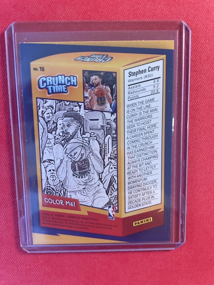 Nba Sammelbilder & Trading cards: Stephen Curry Crunch Time Card Press Proof – Neu (gemäss Beschreibung) aus Wädenswil von Gmenswisscard 1