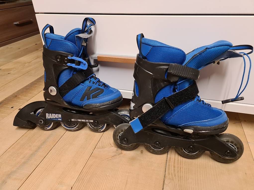 Pattini in linea & Pattini a rotelle: K2 Raider Pro Inline Skates, Größe 29-34, verstellbar – Usato da SELZACH venduto da paolo83 2
