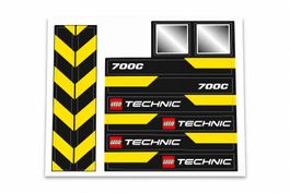 Lego Technik 8069 Sticker Satz