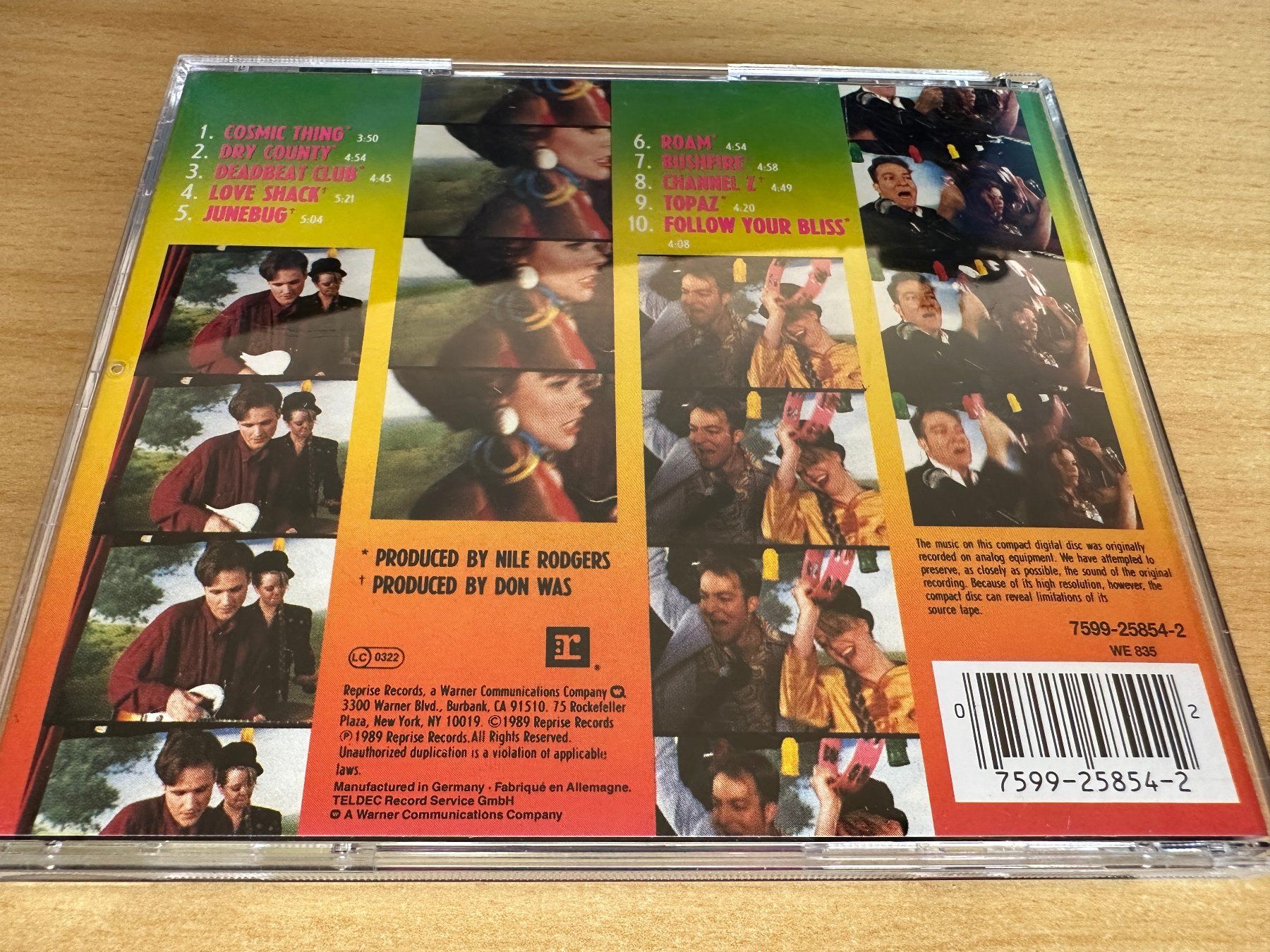 CDs: The B-52's – Cosmic Thing – Gebraucht aus Rikon im Tösstal von Alpenmutz 1