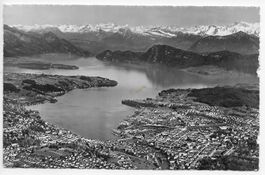 Flugaufnahme Luzern um 1958