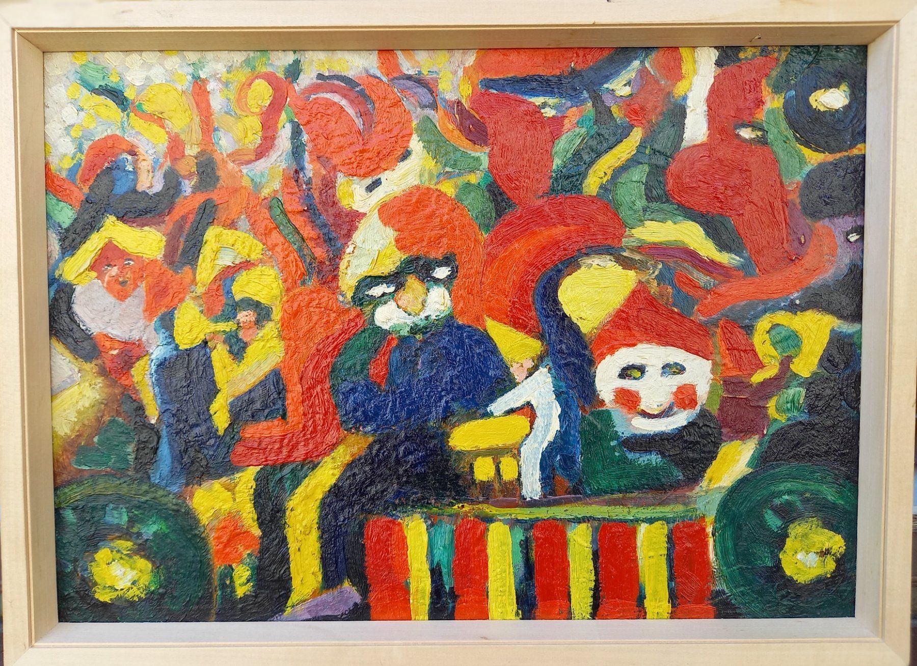 Dipinti: Charles Denier 1894-1972, carnaval de Matigny 1949 – Usato da Lausanne venduto da leneko