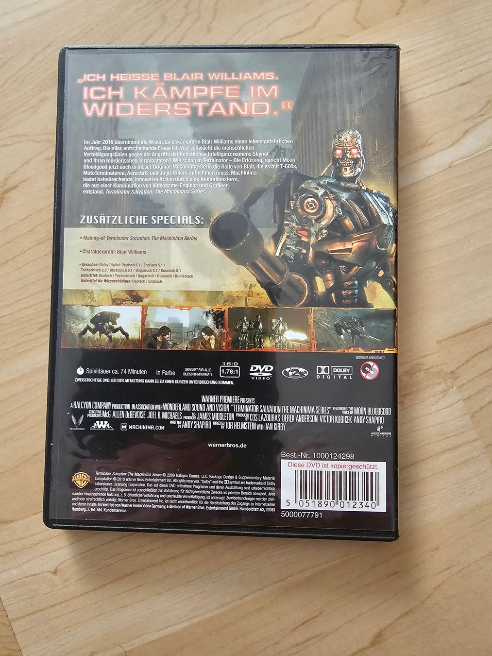 Alle DVDs: Terminator Salvation - The Machinima Series – Gebraucht aus Lenzburg von Pa_hcs 1