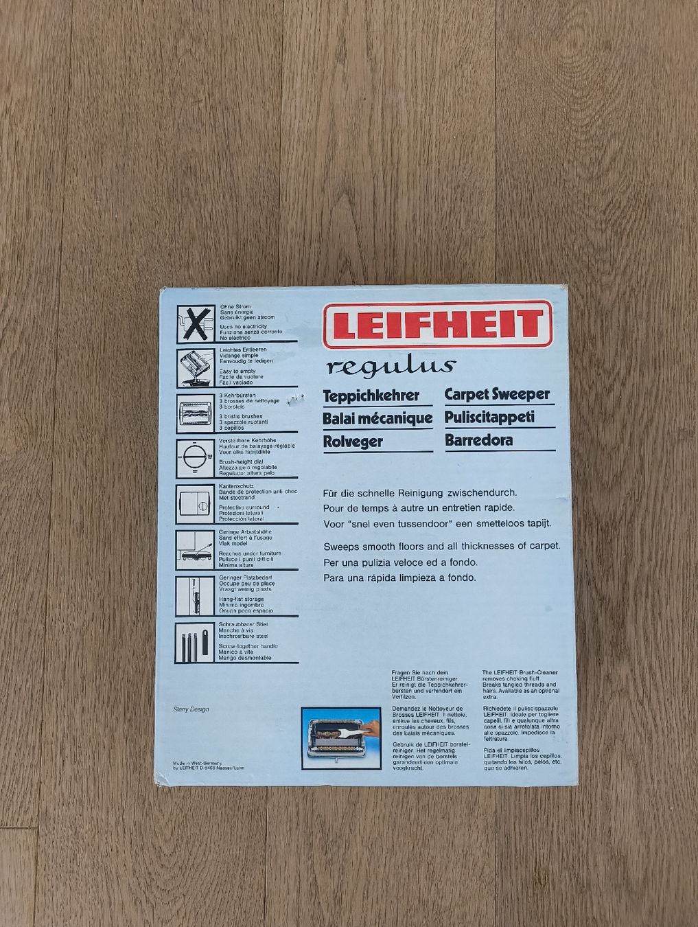 Leifheit Altro in Apparecchi per la pulizia: Vintage Leifheit regulus Teppichkehrer – Usato da Dübendorf venduto da Montclair 2