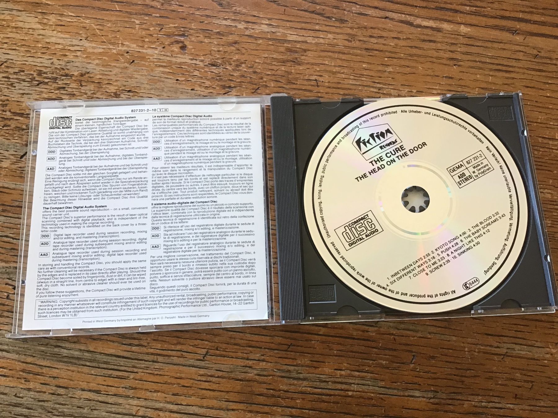 CDs: CD The Cure (1) – D'occasion à Fully par Ruby97 1