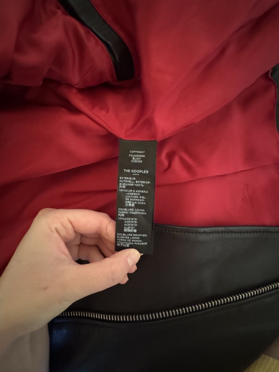 Kooples Giacche: Veste the Kooples en cuir – Nuovo (secondo la descrizione) da Troistorrents venduto da AC.OM 3