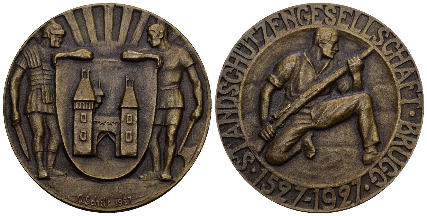 Medaglie: Brugg 1927 – Usato da Bern venduto da numismatictops