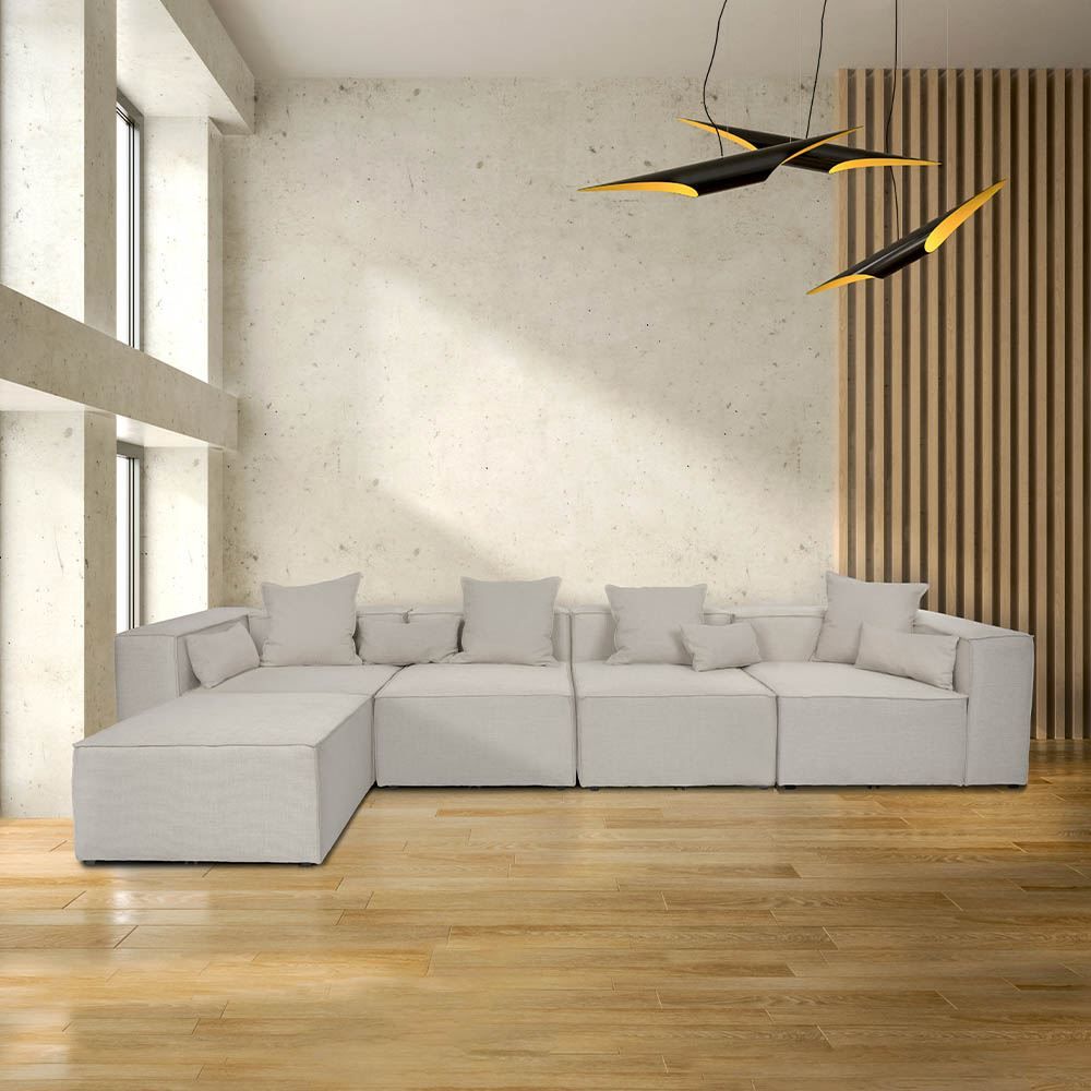 Sofas: 20411 - Modulares Sofa VANES XL - hellgrau Couch – Neu und originalverpackt aus Wallenwil von toesstal-vertrieb 2