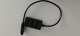 Scart Verteiler 3 auf 1 Schwarz guter Zustand