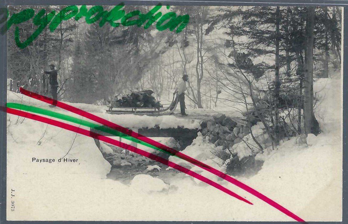 Cartoline postali: Paysage d'Hiver. – Usato da Horw venduto da SwissSteamMemories
