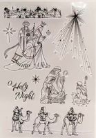 Silikonstempel Weihnachten Krippe