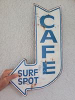 Cooles Blechschild CAFE von ca. 2010
