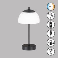 LED Tischleuchte, 35 cm Höhe, Akku