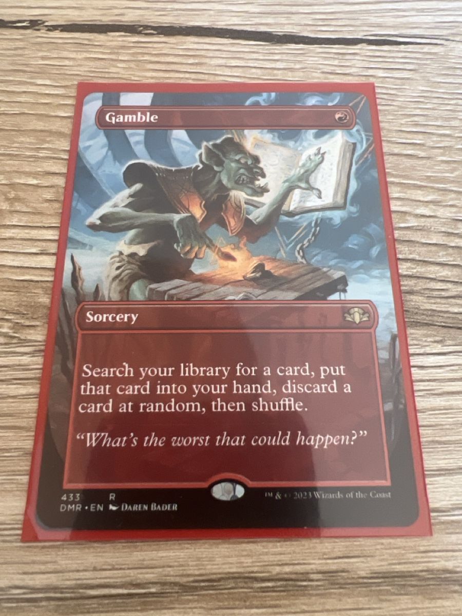 Magic The Gathering Carte collezionabili: Magic the Gathering Gamble, Full Art, NM – Usato da St. Gallen venduto da lob_bkw9