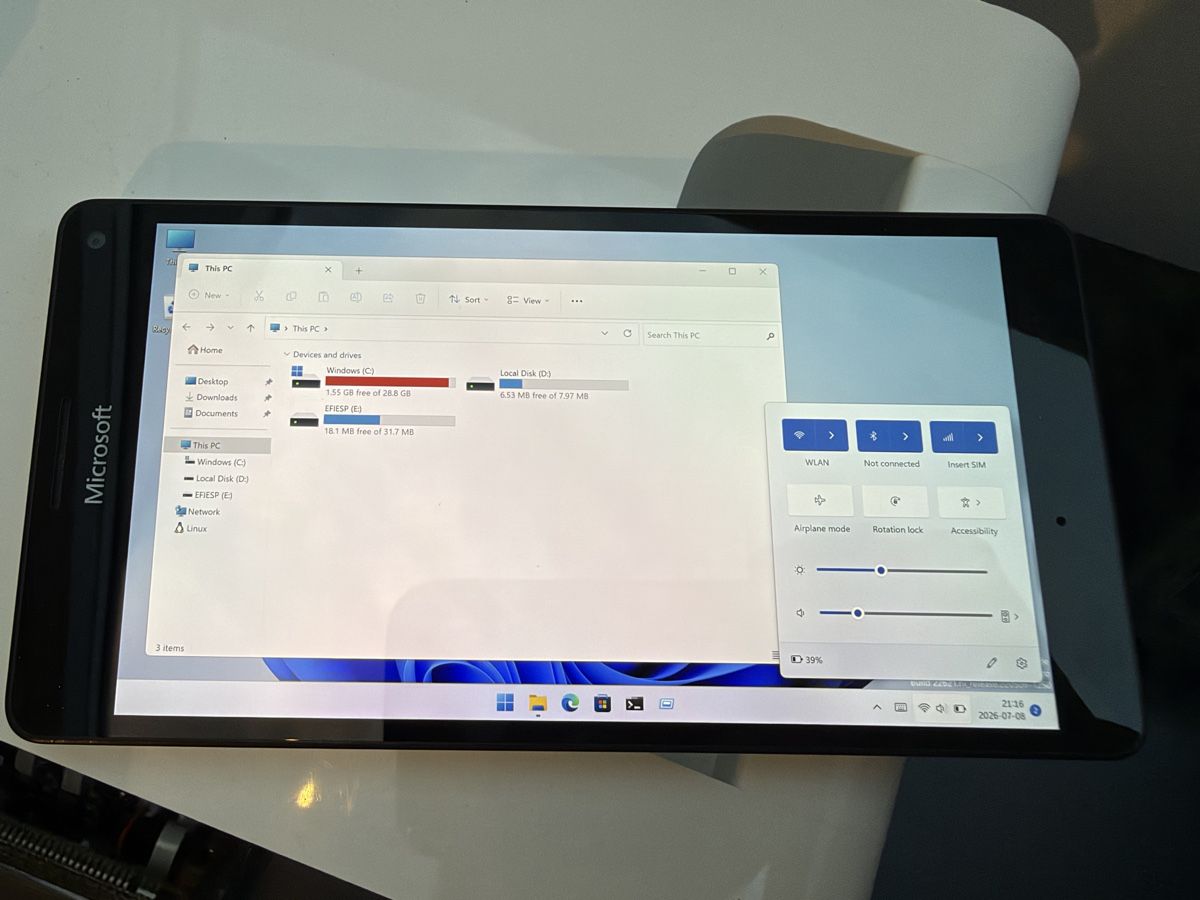 Microsoft Tablet PC: Lumia 950XL (Windows 11 Pro tablet) – Usato da Zürich venduto da jankais3r