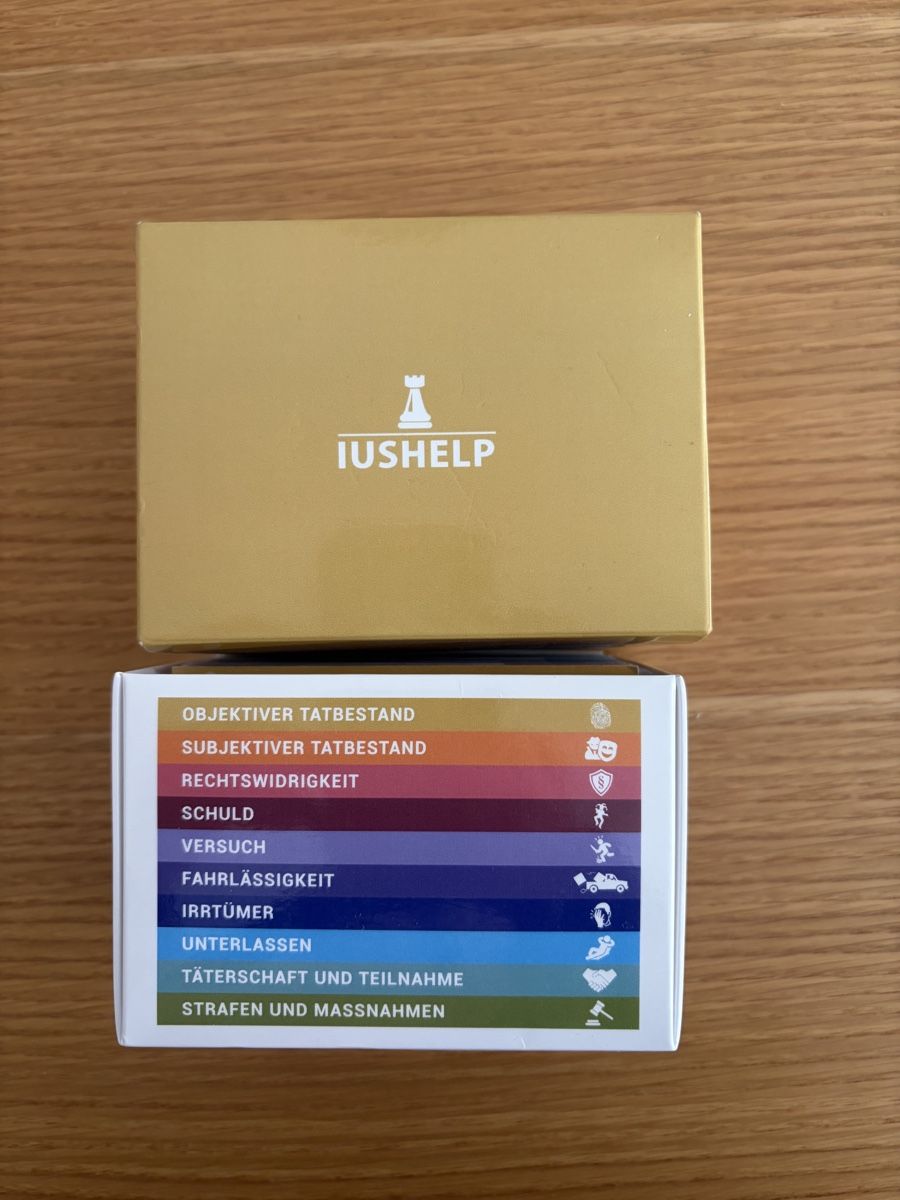 Cartes: IUSHELP Karteikarten Strafrecht AT – D'occasion à Benglen par mar_2snj 1