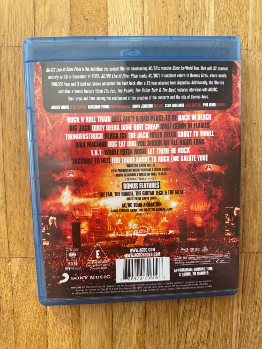 Tutti i DVDs: ACDC/ LIVE AT RIVER PLATE. (BLU-RAY) – Usato da Basel venduto da san_2qlq 1