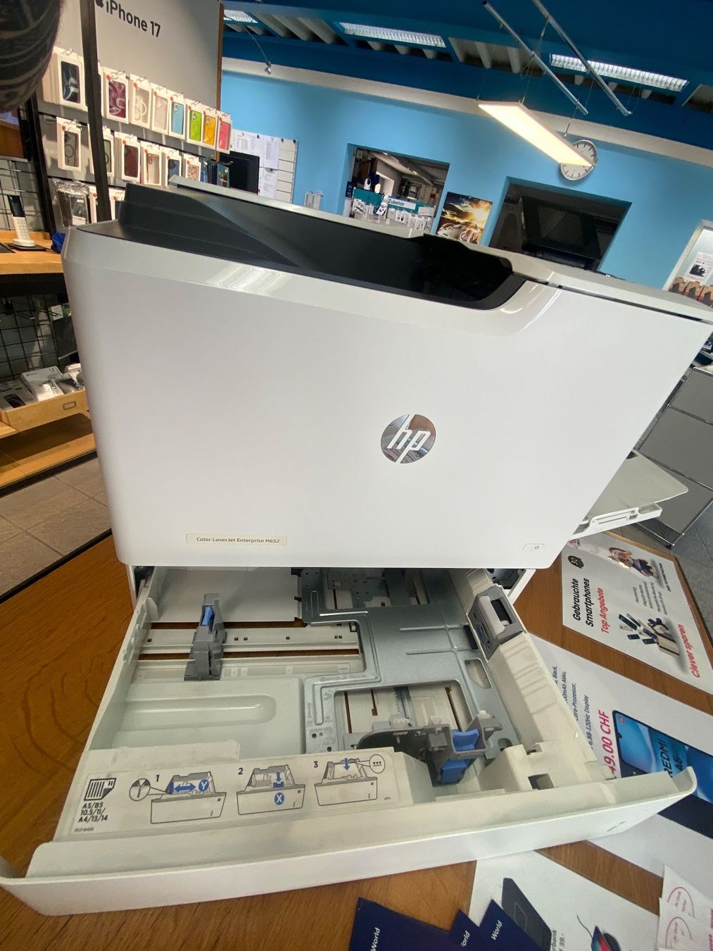 Imprimantes: HP LaserJet Enterprise M652 Multifunktionsdrucker gebraucht – D'occasion à Liestal par ProfPhone 4