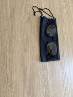 Schwarze Cateye Sonnenbrille mit Etui 👓️