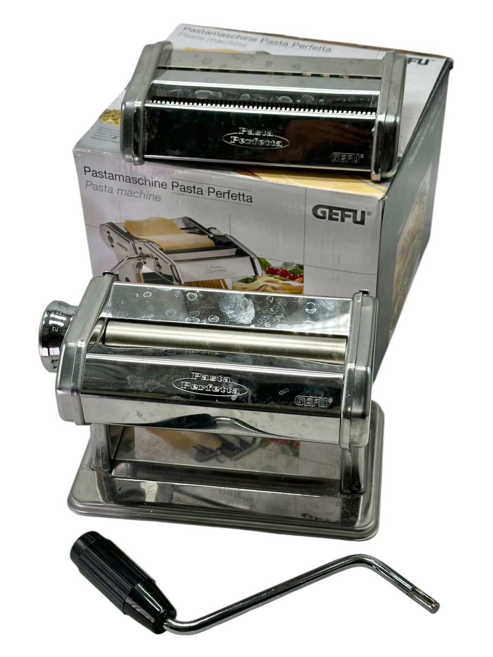 Küchengeräte: Machine à pâtes GEFU Pasta Perfetta en acier inoxydable – Gebraucht aus Morges von objetsdepoque 1