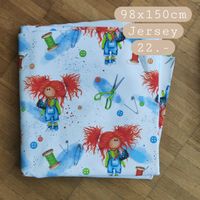 98cm Jersey Stoff Mädchen Bunt