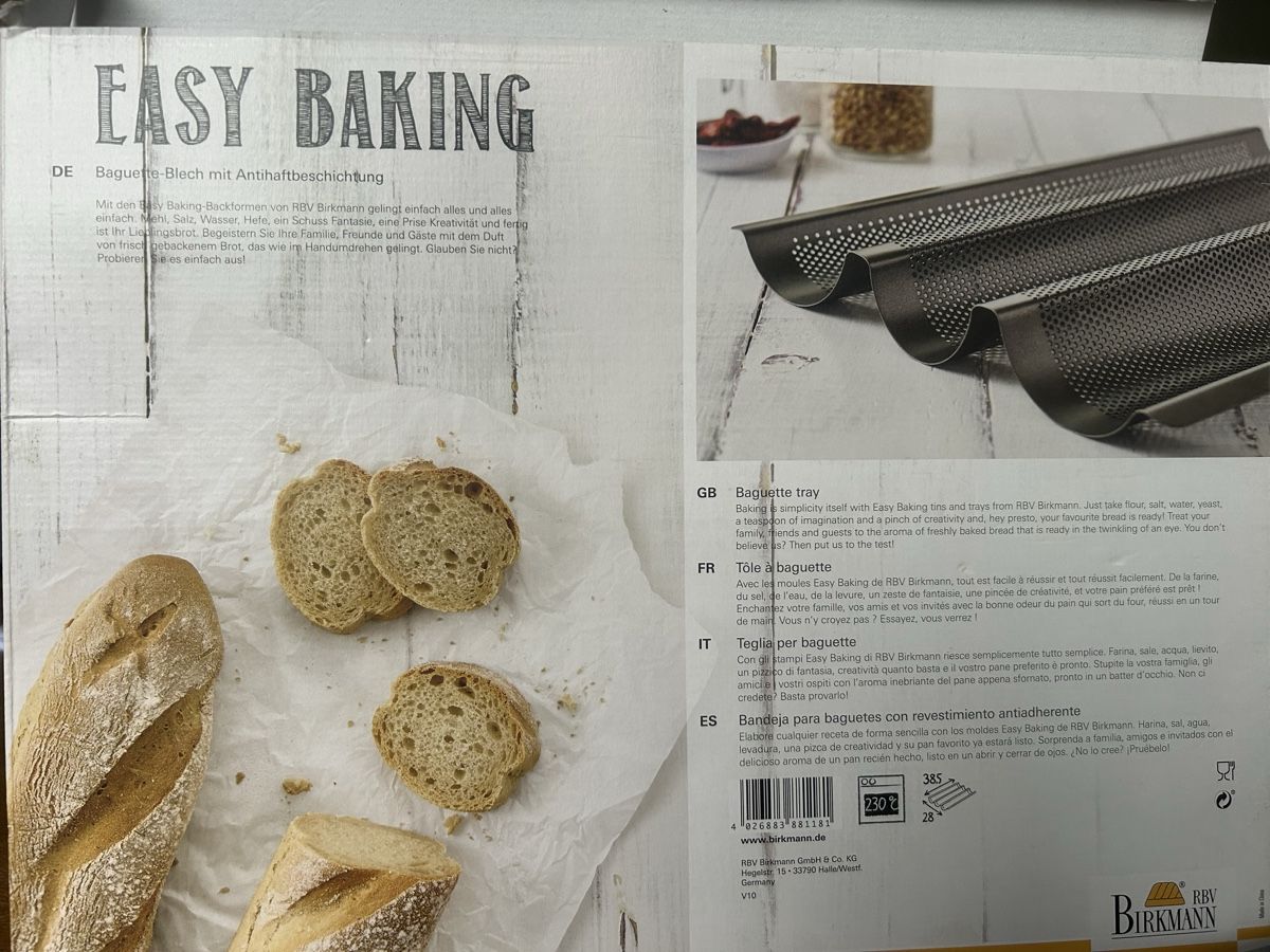 Teglie da forno: 2Stk. Baguette Blech – Nuovo (secondo la descrizione) da Safenwil venduto da Leonor01 1