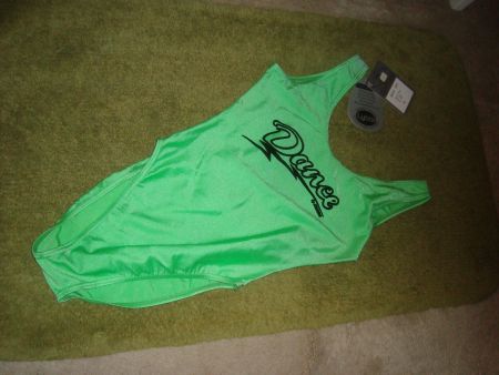 vintage 80iger years Zofina Dance Ballett 8679, green neon M