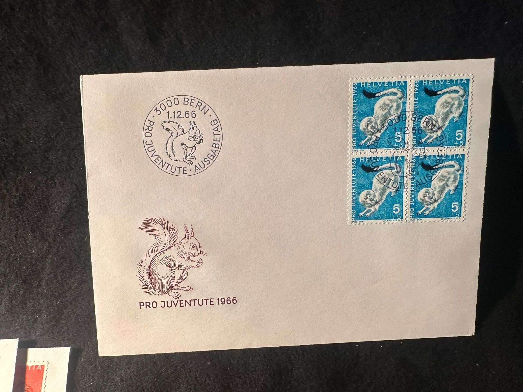 Alle Briefmarken: FDC 1966 Pro Juventute Schweiz Lot – Gebraucht aus Stettfurt von 2442 6
