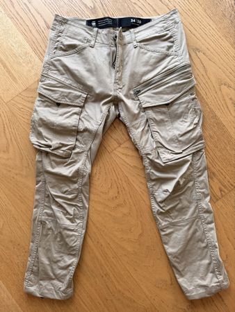 G-Star Raw Cargo Herrenhose beige Grösse 34/30 Neuwertig