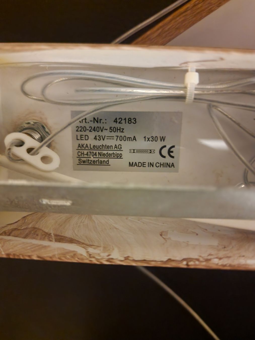 Lampadari & plafoniere: AKA LED Hängelampe in Holzoptik – Usato da Bonstetten venduto da Foxi11 4