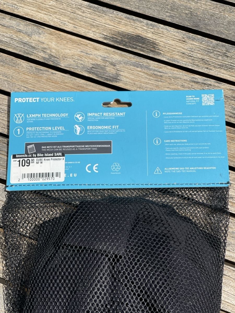 Protezioni & Imbottiture: Protection genoux vélo - CUBE X NF - taille M – Nuovo (secondo la descrizione) da Prangins venduto da seb_bqx8 2