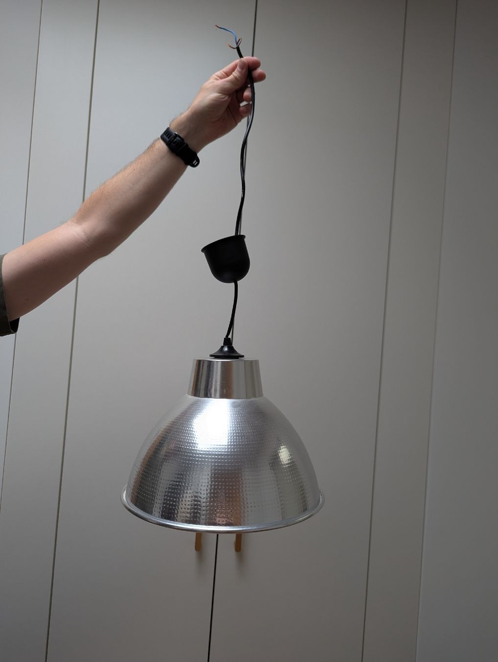 Ikea Lampadari & plafoniere: IKEA Hängelampe / Pendelleuchte Aluminium – Usato da Luzern venduto da linus-swe